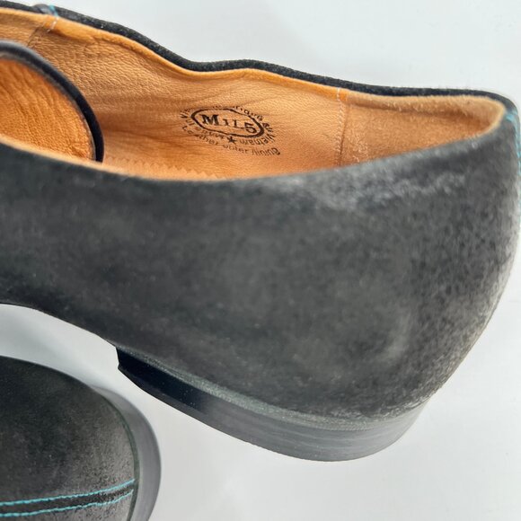 John Fluevog Lace-less Leather Oxfords Shoes - Picture 7 of 8